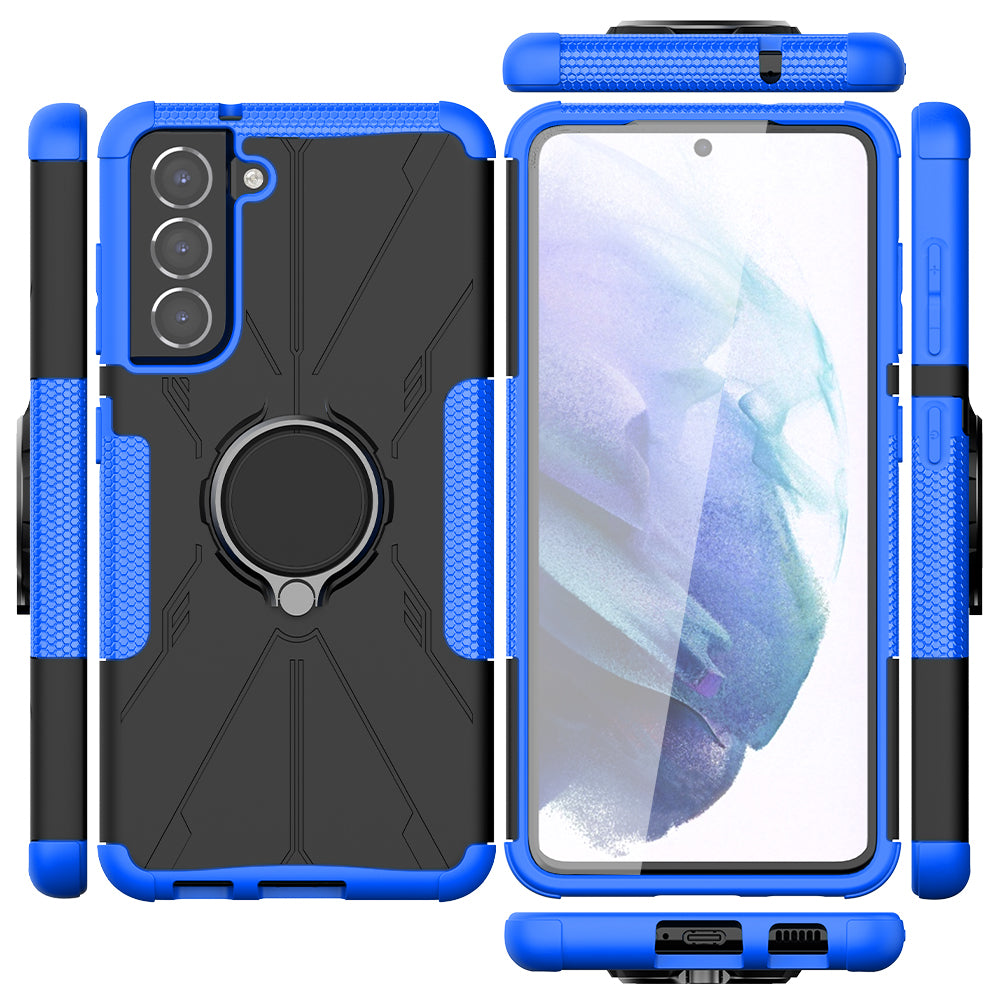 Coque Robot 3 en 1 antichoc pour Samsung S21FE