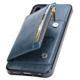 New Upgrade Multifunctional Wallet Zipper Phone Case  For Samsung A22 5G
