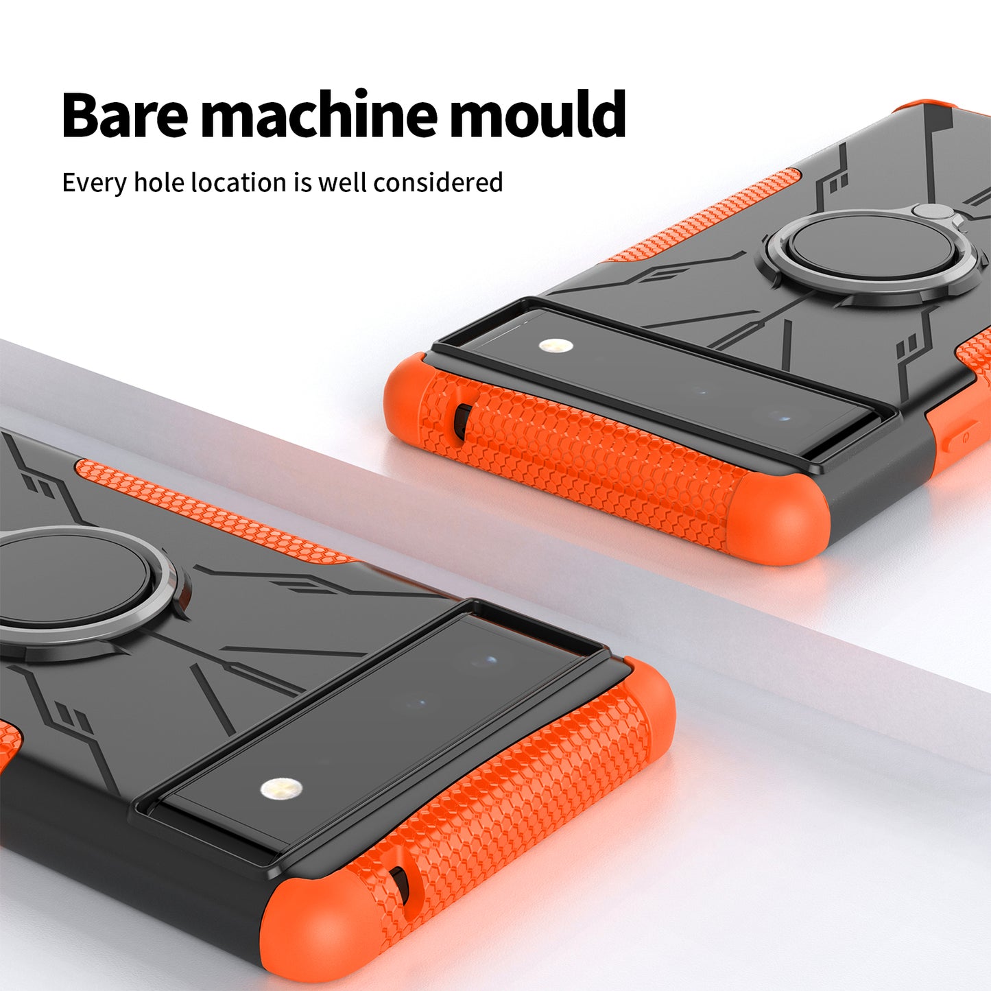 Robot 3 in 1 Heavy Duty Defender Case For Google Pixel 6