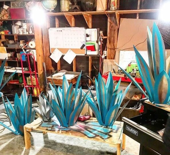 Sherem Metal Tequila Agave Plants