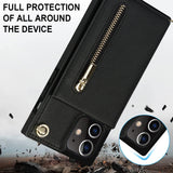 New Crossbody Zipper Wallet Phone Case For iPhone 13 Series