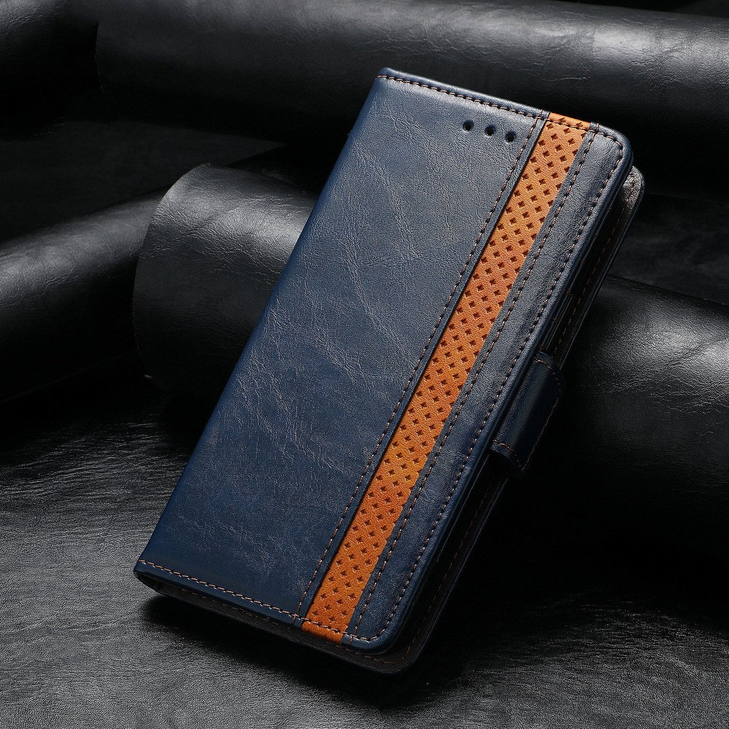 Étui de téléphone en cuir magnétique pour Samsung Galaxy Z Fold3 5G