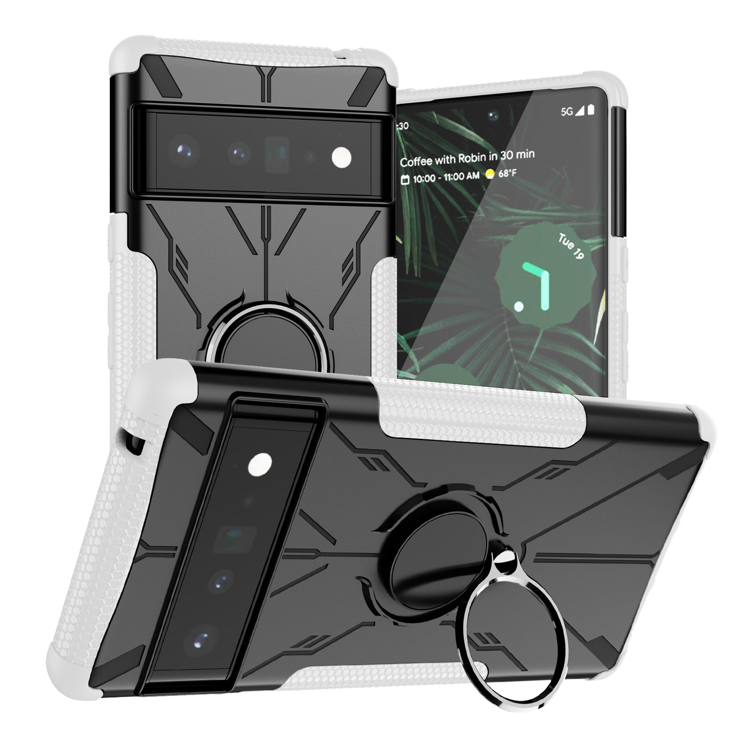 Robot 3 in 1 Heavy Duty Defender Case For Google Pixel 6 Pro