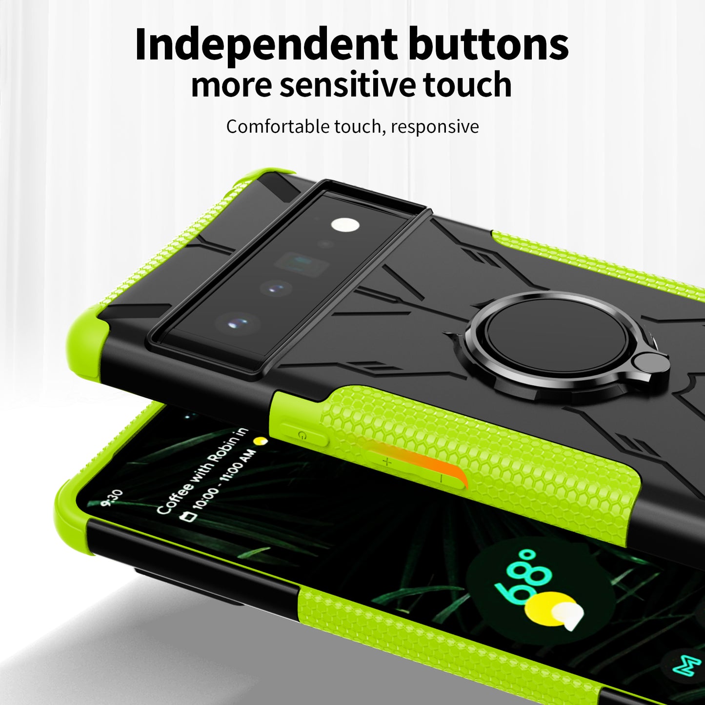 Robot 3 in 1 Heavy Duty Defender Case For Google Pixel 6 Pro