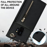 New Crossbody Zipper Wallet Phone Case For Samsung S9