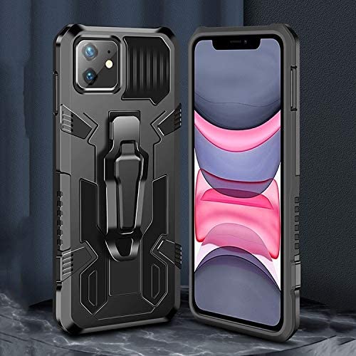 Phone Warrior Multi-function Bracket Belt Clip Phone Case For iPhone 12 Series