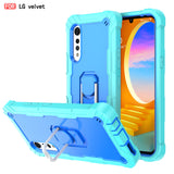 Hardware Bracket Shockproof Case For LG Velvet 5G