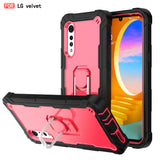 Hardware Bracket Shockproof Case For LG Velvet 5G