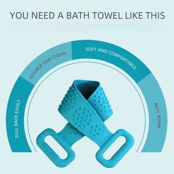 Serviette de bain en silicone