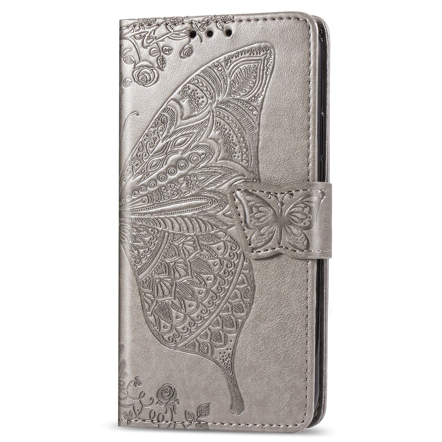 Luxury Embossed Butterfly Leather Wallet Flip Case For Google Pixel