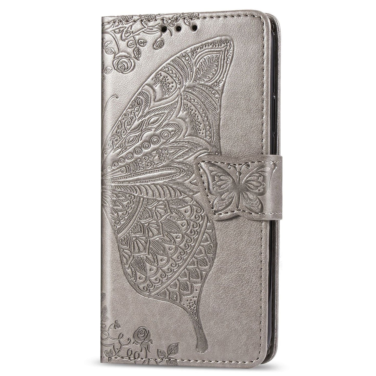 Luxury Embossed Butterfly Leather Wallet Flip Case For OnePlus Nord N100