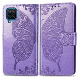Luxury Embossed Butterfly Leather Wallet Flip Case For Samsung A21S