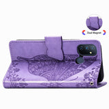 Luxury Embossed Butterfly Leather Wallet Flip Case For OnePlus Nord N100