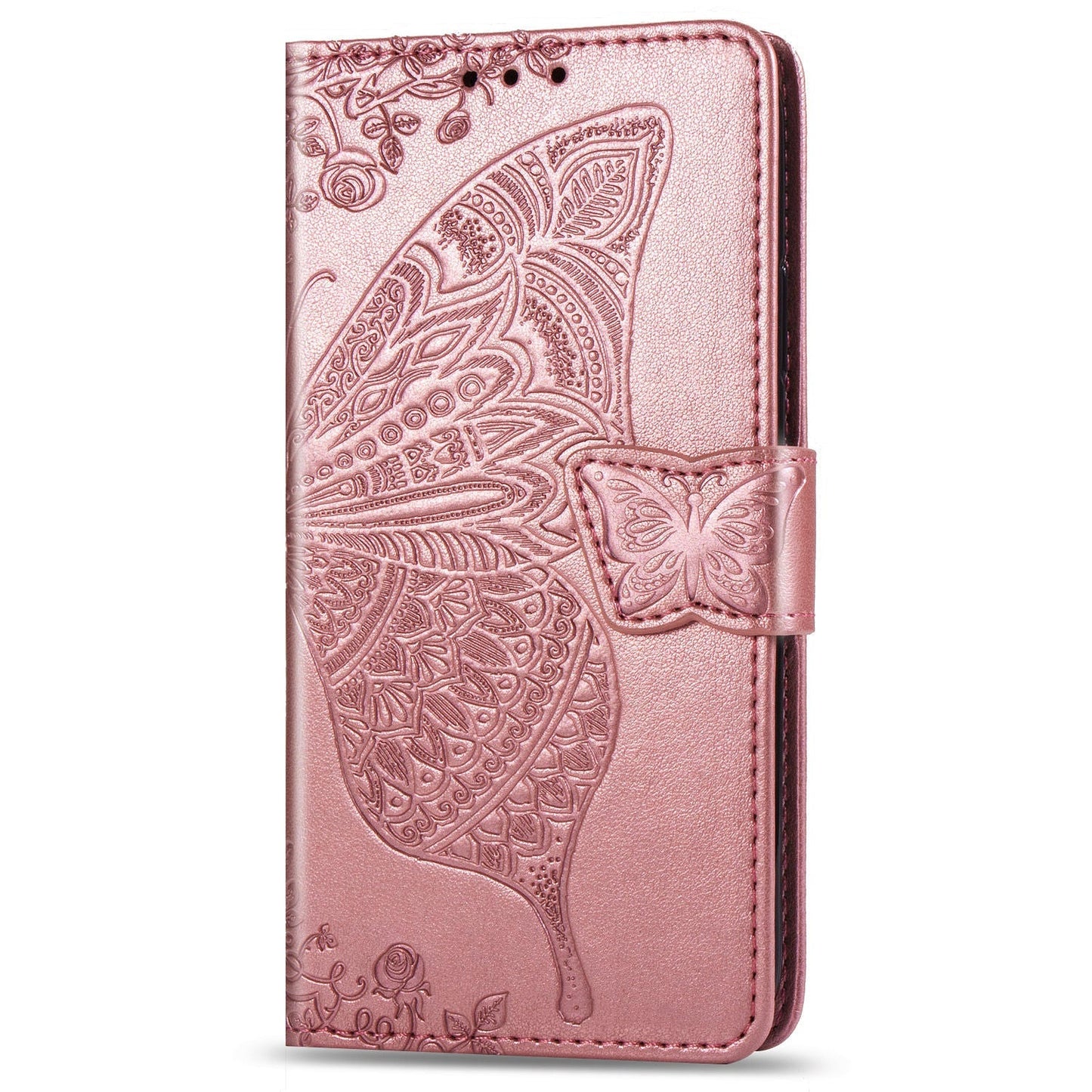 Luxury Embossed Butterfly Leather Wallet Flip Case For MOTO G Stylus 2021