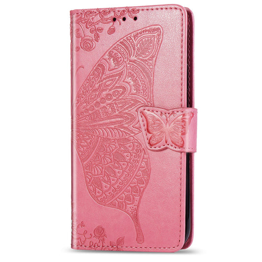 Nouvel étui portefeuille de luxe en cuir gaufré papillon pour IPHONE