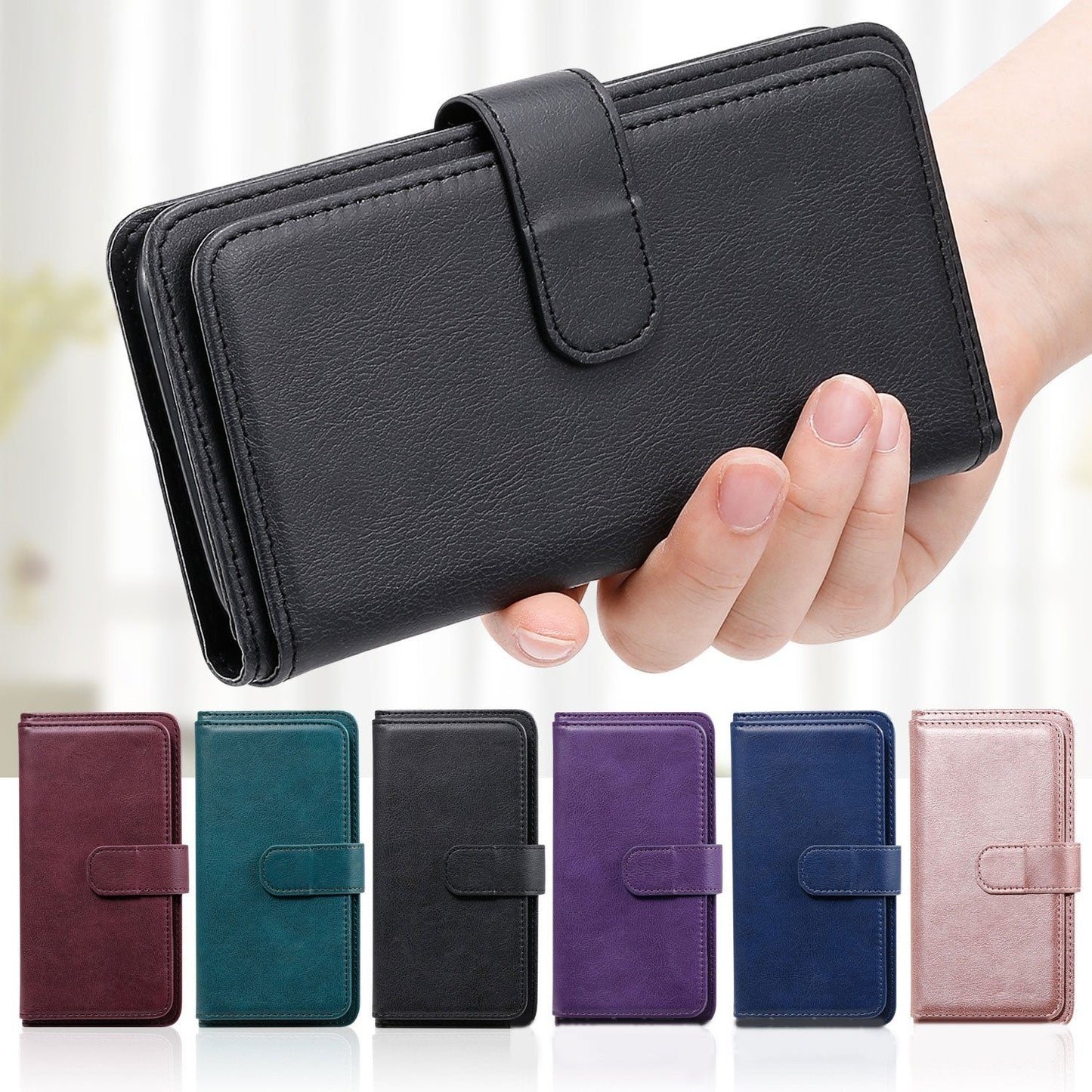 Multifunctional Large-Capacity Wallet Phone Case For Samsung A12