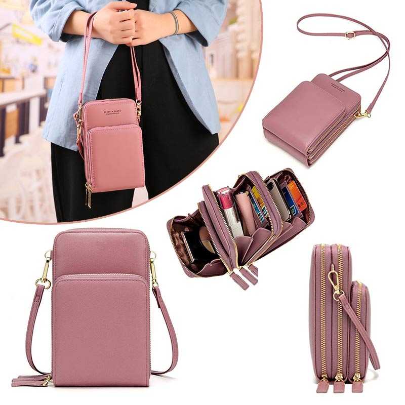Mini berührbare multifunktionale Messenger-Schulterhandtasche (Premium)