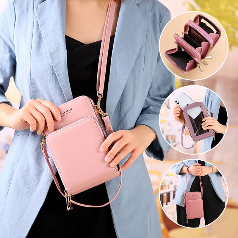 Mini berührbare multifunktionale Messenger-Schulterhandtasche (Premium)