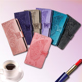 Luxury Embossed Butterfly Leather Wallet Flip Case For Google Pixel