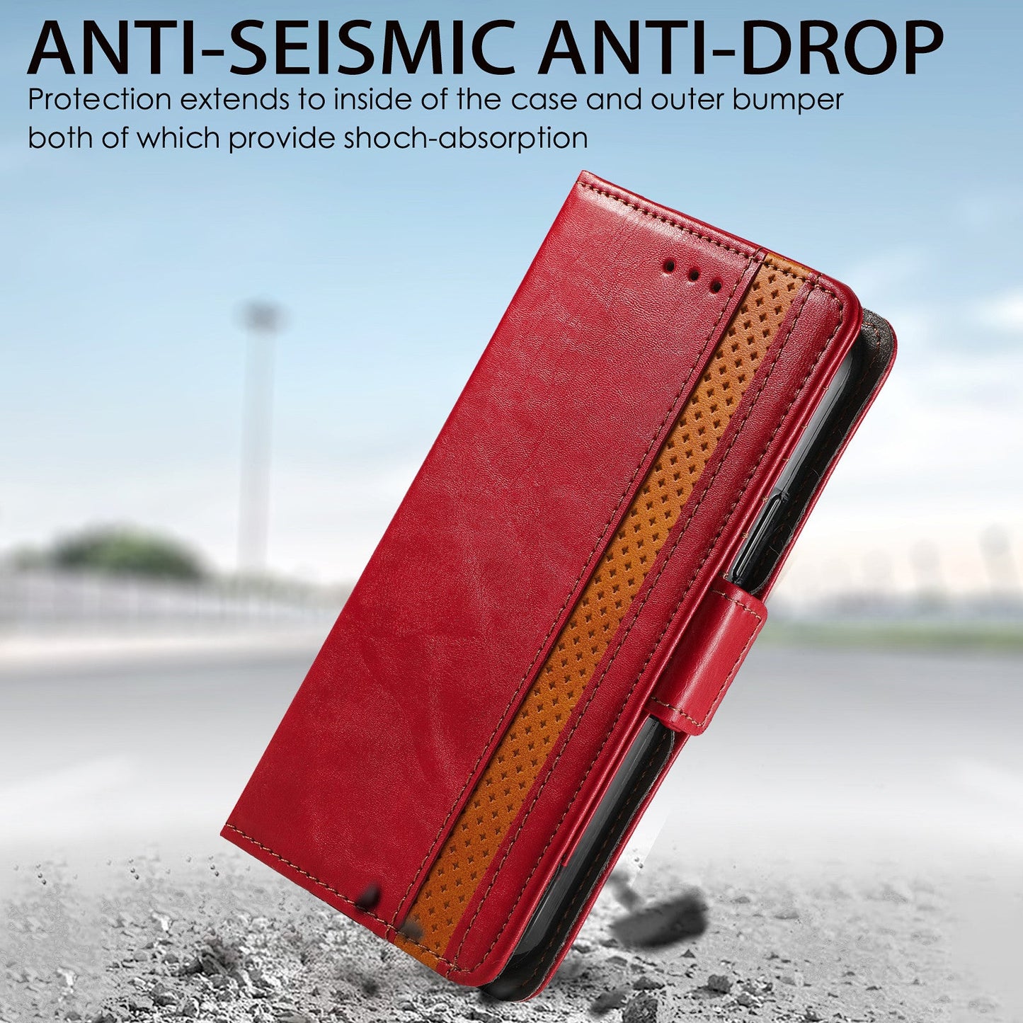 Magnetic Leather Phone Case For Samsung