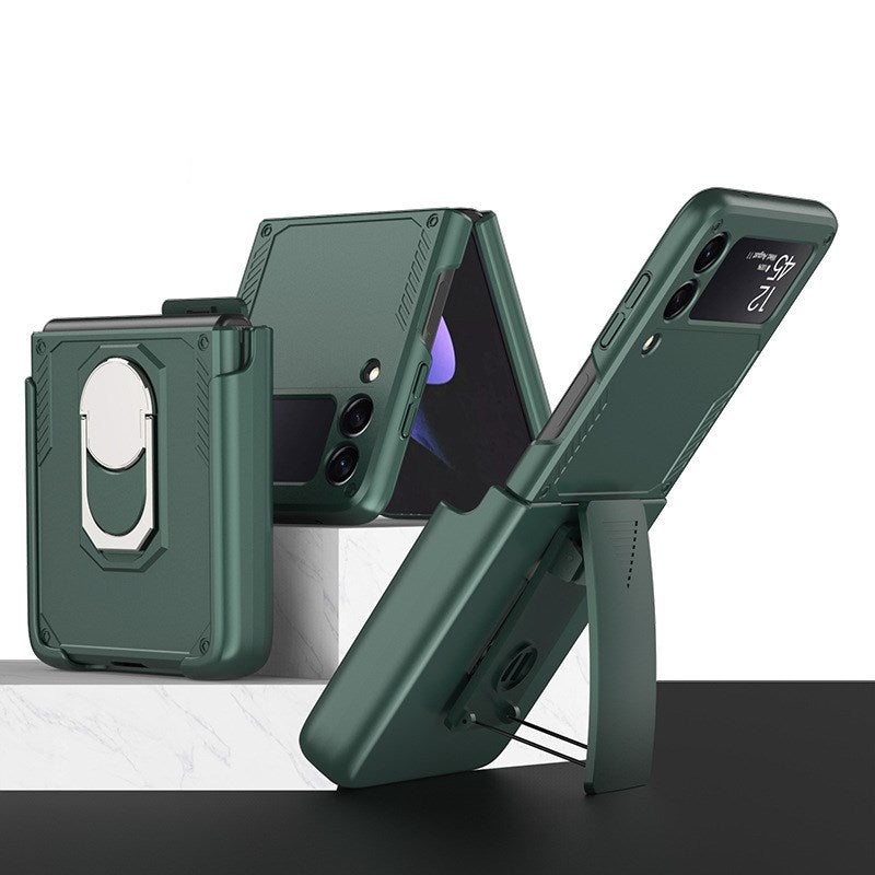 Ultra-thin Folding All-inclusive Anti-fall Back Clip Shell For Samsung Galaxy Z Flip3 5G