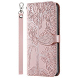 New 3D Embossed Life Tree Wallet Phone Case For Samsung S Series