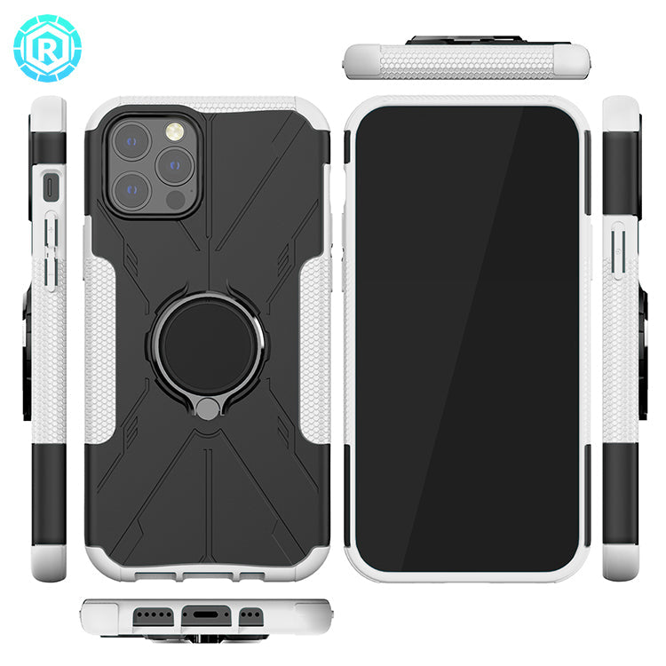Robot 3 in 1 Heavy Duty Defender Case For iPhone 12 Series