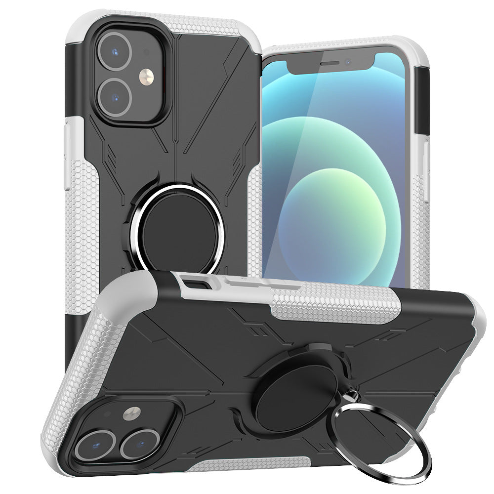 Robot 3 in 1 Heavy Duty Defender Case For iPhone 12