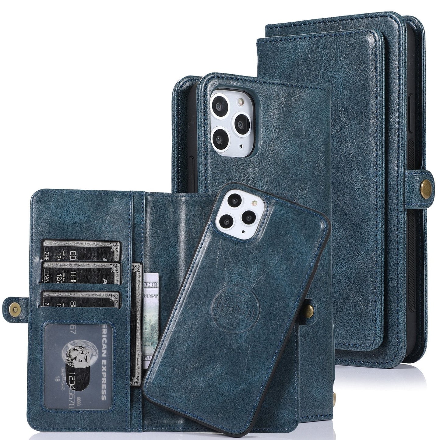 Multifunktionales magnetisches Split-Wallet Handyhülle für die iPhone 13 Serie
