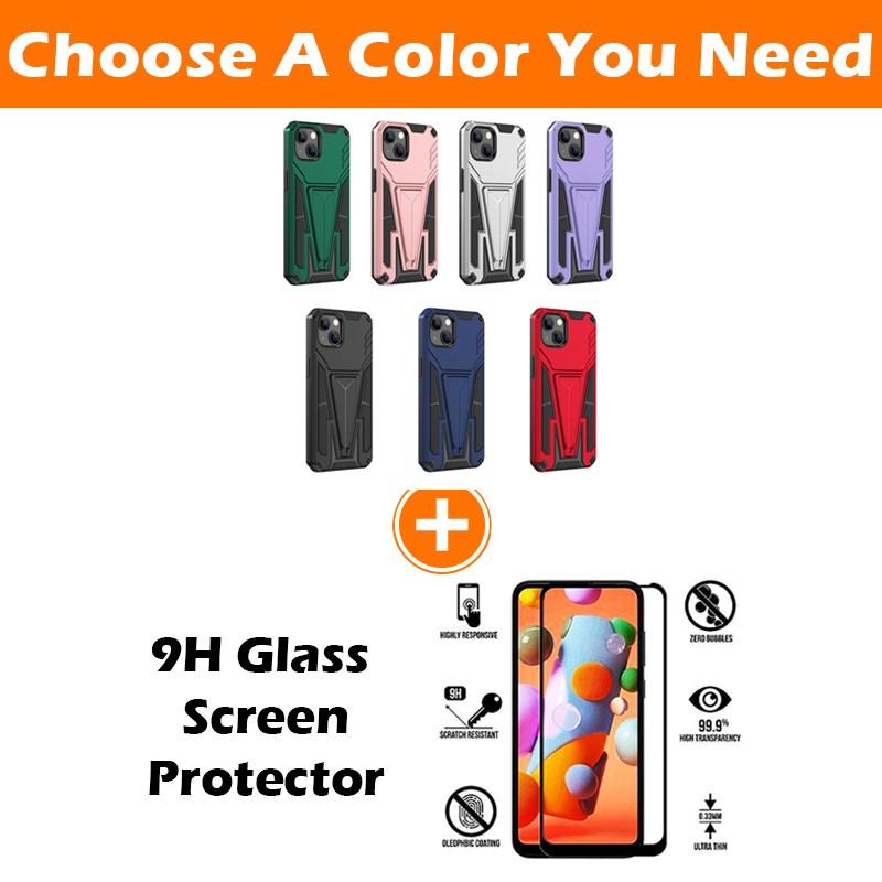 New Extraordinary Armor Bracket Magnetic Phone Case For iPhone 13 Mini