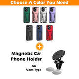 New Extraordinary Armor Bracket Magnetic Case For Moto G Power 2021
