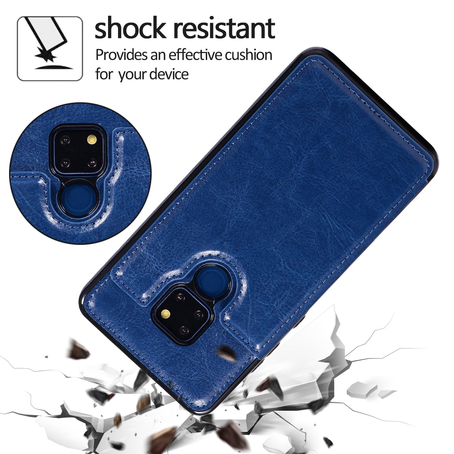 Luxury 4 IN 1  Leather Case For HUAWEI