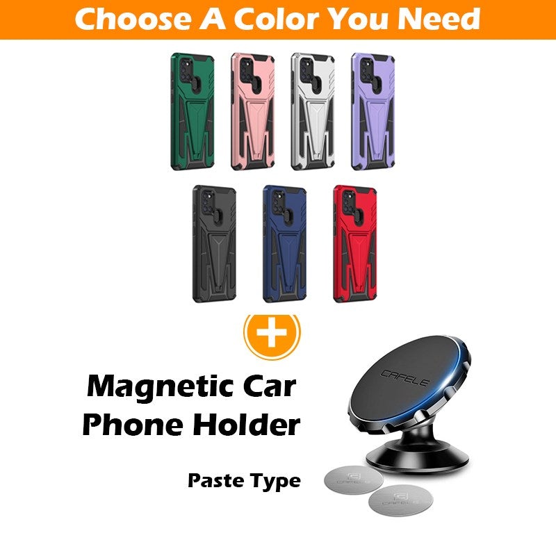 Neue außergewöhnliche magnetische Handyhülle mit Ständer für Samsung A21 (US)