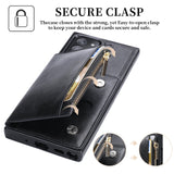 New Upgrade Multifunctional Wallet Zipper Phone Case  For Samsung Note20 Ultra