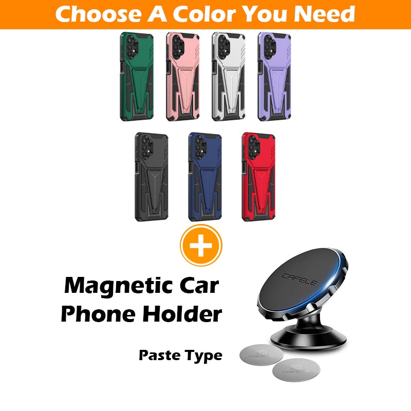 New Extraordinary Armor Bracket Magnetic Phone Case For Samsung A32 5G
