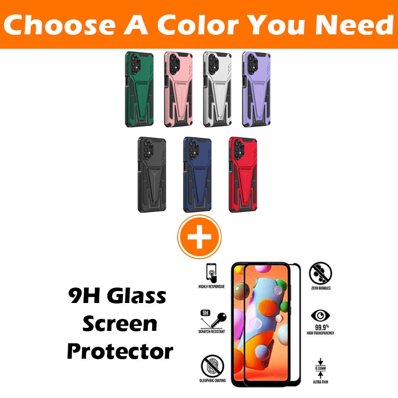 New Extraordinary Armor Bracket Magnetic Phone Case For Samsung A32 5G