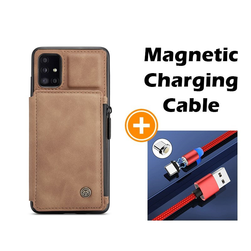 Neue luxuriöse multifunktionale Brieftaschen-Handyhülle für Samsung A51