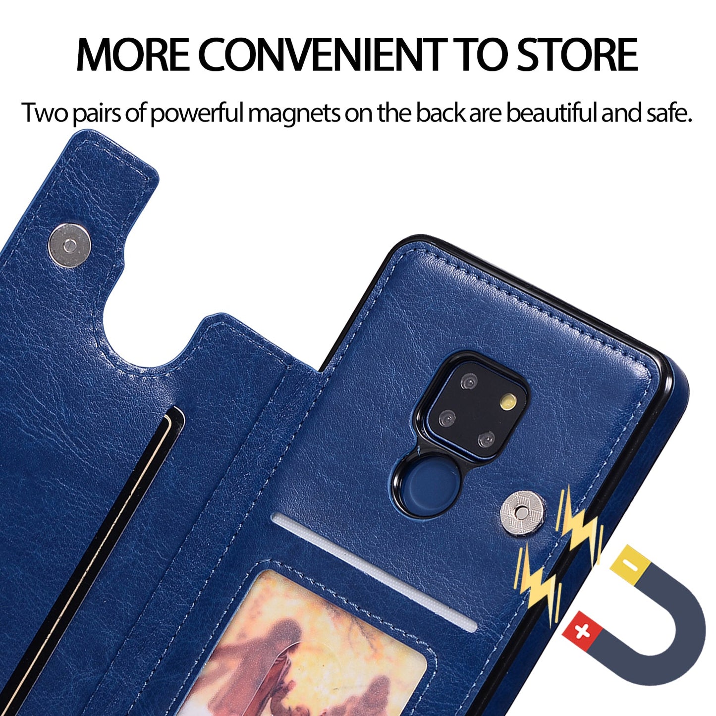 Luxury 4 IN 1  Leather Case For HUAWEI