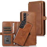Multifunctional Split Magnetic Wallet Phone Case For Samsung S21FE
