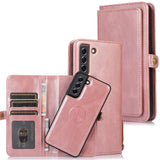 Multifunctional Split Magnetic Wallet Phone Case For Samsung S21FE