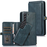 Multifunctional Split Magnetic Wallet Phone Case For Samsung S21FE