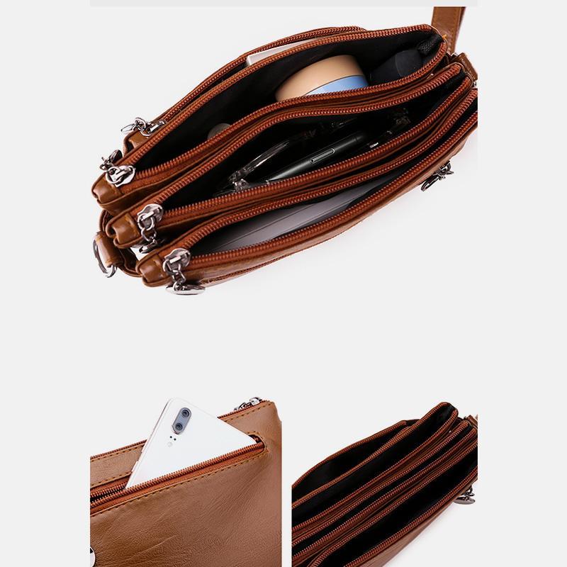 Sac de téléphone à grande capacité pour femmes, sac bandoulière