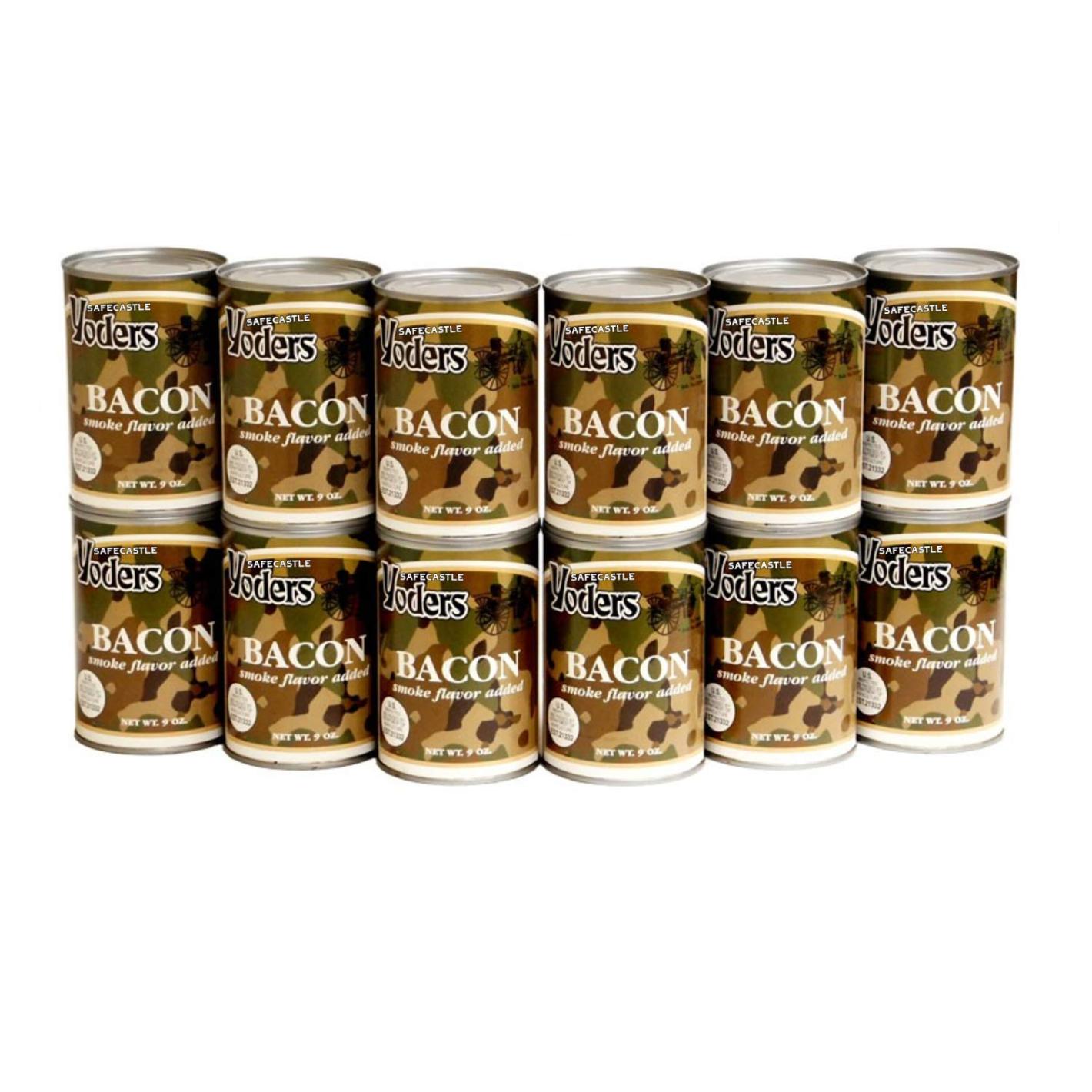 🥓YODERS BACON FULL CASE OF 12 CANS