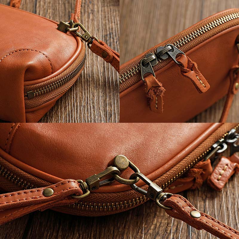 Sac bandoulière rétro spacieux à multiples poches pour femme
