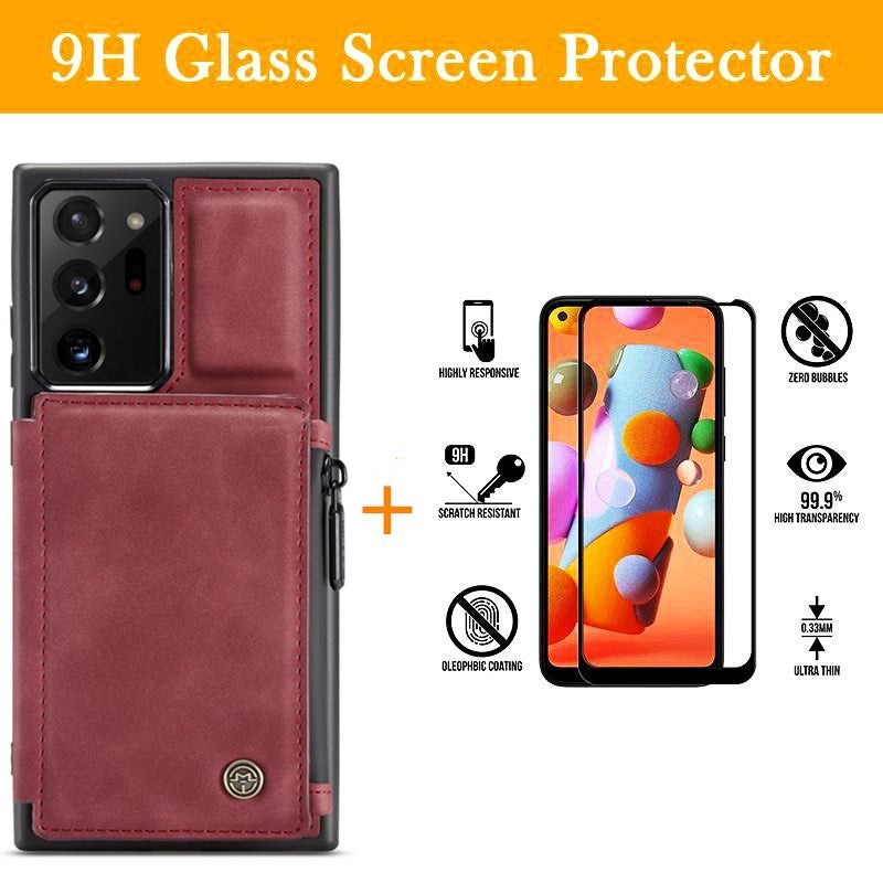 Neue multifunktionale Luxus-Handyhülle mit Brieftasche für Samsung Note20 Ultra