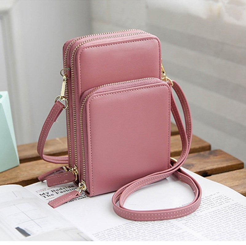 Mini berührbare multifunktionale Messenger-Schulterhandtasche (Premium)