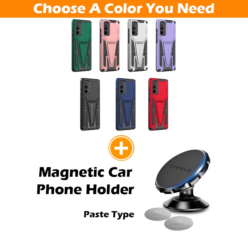 Neue außergewöhnliche Armor Bracket Magnet-Handyhülle für Samsung S20FE 4G/5G