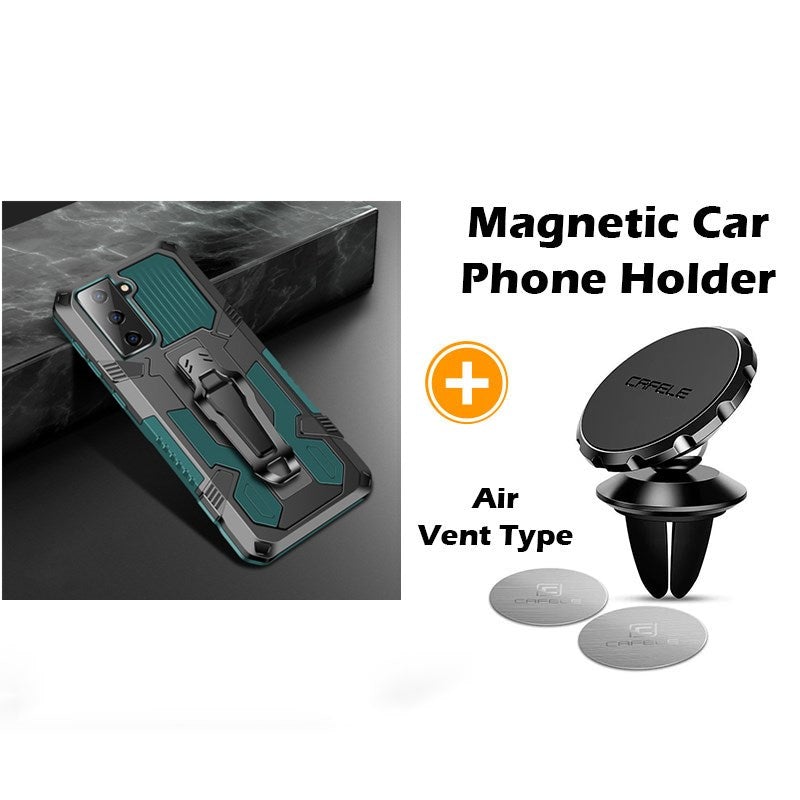 Phone Warrior Multifunktionale Gürtelclip-Hülle für Samsung S21FE
