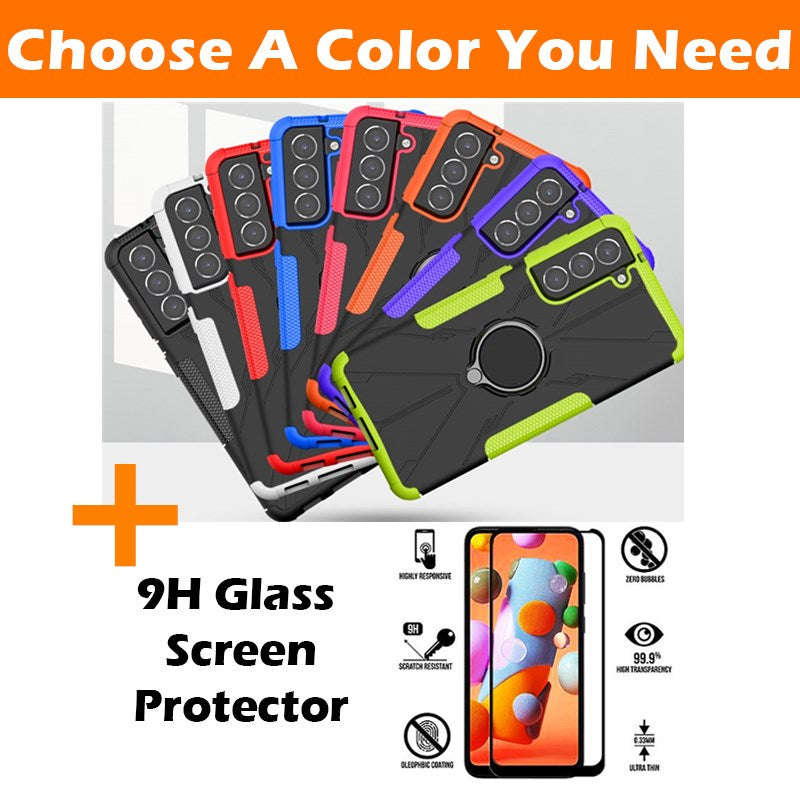 Coque Robot 3 en 1 antichoc pour Samsung S21FE